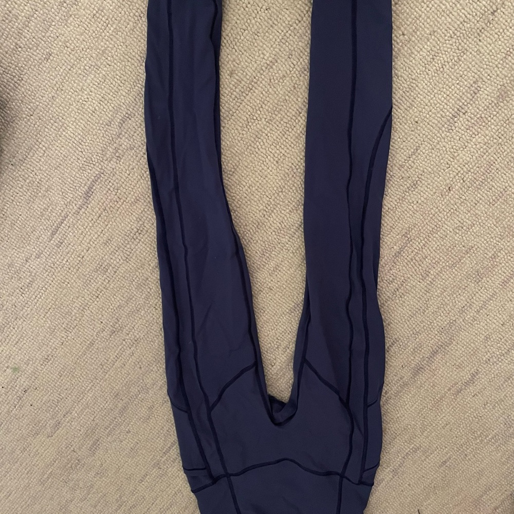 lululemon blue/purple leggings size 4